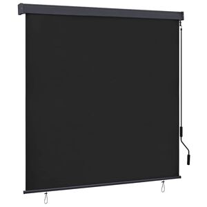vidaXL Rolo zavjesa Antracit 180 x 250 cm Tkanina i aluminij