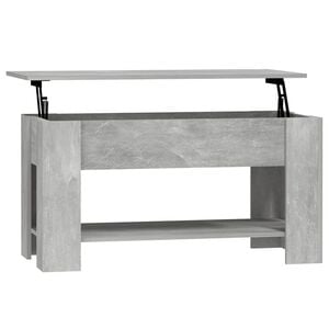 vidaXL Stolić za kavu boja betona 101x49x52 cm konstruirano drvo
