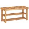 vidaXL Stalak za cipele od masivnog bagremovog drva 90 x 32 x 46 cm