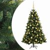 vidaXL Umjetno božićno drvce s kuglicom 120 cm 150 LED lampica