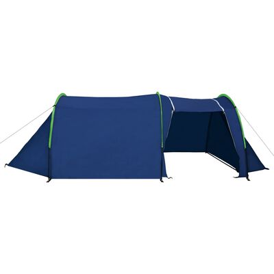 vidaXL Šator za kampiranje za 4 osobe modro-zeleni