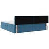 vidaXL Krevet s od storage s madracem Tamno plava 200 x 200 cm Bar&scaron;un