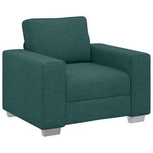 vidaXL Sofa Tamnozelena 100 x 80 x 82 cm tkanina