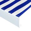 vidaXL Tenda Gornji suncobran platno i bijelo 400x300 cm