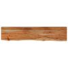 vidaXL Zidna polica 90x20x3,8 cm pravokutna bagremovo drvo živi rub
