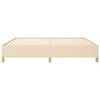 vidaXL Okvir za krevet bez madraca krem 200x200 cm od tkanine