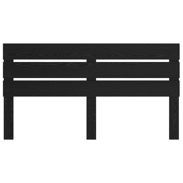 vidaXL Uzglavlje Crni hrast 200 cm Konstruirano drvo
