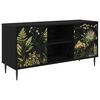 vidaXL TV ormar RHENEN 102 x 33 x 51 cm Crni hrast Konstruirano drvo