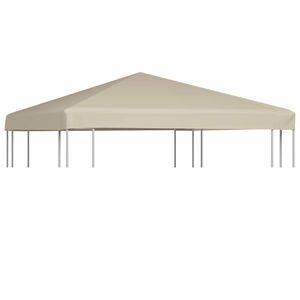 vidaXL Pokrov za sjenicu 310 g/m&sup2; 3 x 3 m bež