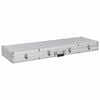 vidaXL Kutija za oružje srebrna 118 x 38 x 12 cm aluminijska