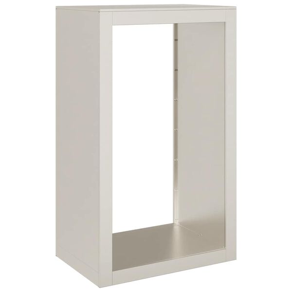 vidaXL Stalak za drva za ogrjev 60x40x100 cm Pohabani čelik