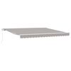 vidaXL Nadstre&scaron;nica Svjetlosiva 400 x 350 x 165 cm Poliester i metal