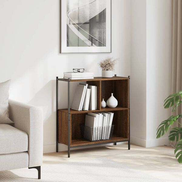 vidaXL Regal za knjige boja hrasta 72x28x77,5 cm od konstruiranog drva