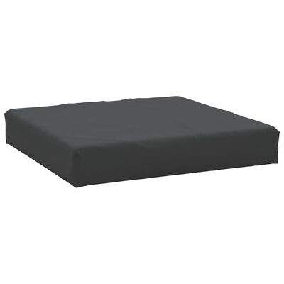 vidaXL Paletni podni jastuk od tkanine 60 x 60 x 6 cm crni