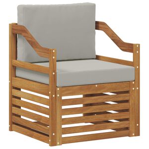 vidaXL Set vanjskih sofa Čvrsto drvo akacije i poliester
