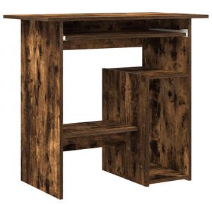 vidaXL Radni stol boja dimljenog hrasta 80x45x74 cm konstruirano drvo