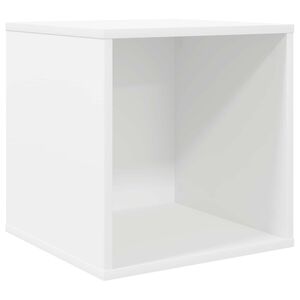 vidaXL Kutija za vinilne albume Bijela 37 x 36,5 x 38 cm