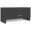 vidaXL Ormar sivi 70 x 32,5 x 35 cm konstruirano drvo