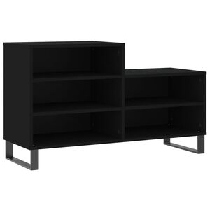 vidaXL Ormarić za cipele crni 102 x 36 x 60 cm od konstruiranog drva