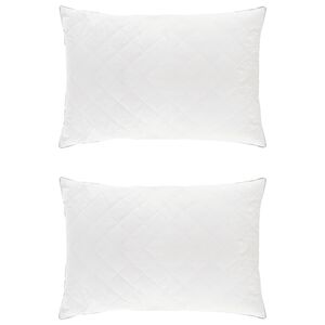vidaXL Jastuk FULDA 2 kom. 30 x 50 cm 100% gusja dol i perje Bijela