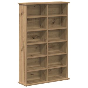 vidaXL CD ormar Hrast artisan 60 x 17 x 92 cm Konstruirano drvo