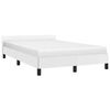 vidaXL Okvir kreveta s uzglavljem bez madraca bijeli 120x200 cm