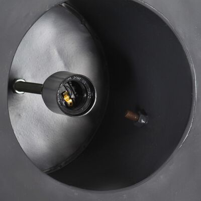 vidaXL Industrijska viseća svjetiljka 25 W siva okrugla 52 cm E27