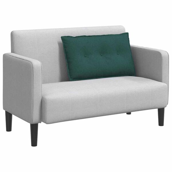 vidaXL Jastuk za leđa Tamnozelena 80 x 19 x 50 cm tkanina