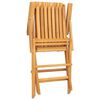 vidaXL Sklopive stolice 8 kom 61x67x90 cm Masivno drvo Teak