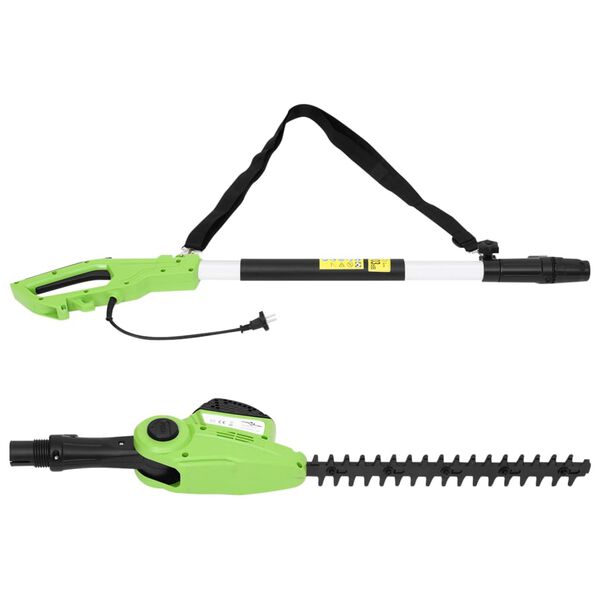 vidaXL Električne teleskopske &scaron;kare za živicu 41 cm 550 W