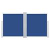 vidaXL Uvlačiva bočna tenda 100 x 600 cm plava