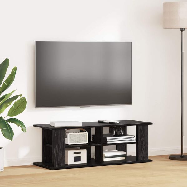 vidaXL Stalak za TV Crni hrast 96 x 35 x 33,5 cm