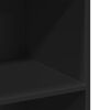 vidaXL Visoka komoda crna 70 x 41 x 124 cm od konstruiranog drva