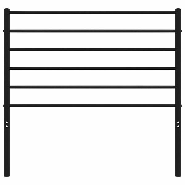 vidaXL Metalno uzglavlje crno 107 cm