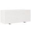 vidaXL Vrtna sadilica bijela 110x40x49,5 cm od masivne borovine