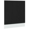 vidaXL Panel za perilicu posuđa Lyon crni hrast 60x1,5x67 cm inženjerski drvo