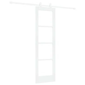 vidaXL Klizna vrata ORKDAL 61 x 198,5 cm Masivna borovina i staklo