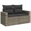 vidaXL 7-dijelni set vrtnih sofa sivi od poliratana