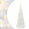 vidaXL Umjetno božićno drvce 150 LED žarulja bijelo 180 cm