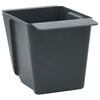 vidaXL Kutije za cvijeće za Euro palete 12 pcs Siva 13,5 x 9 x 9,5 cm