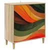 vidaXL Kreveta BONN Sonoma 69 x 33 x 75 cm Konstruirano drvo