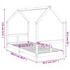 vidaXL Okvir za dječji krevet 80 x 200 cm od masivne borovine