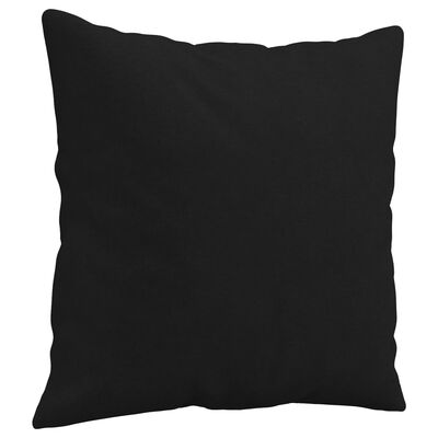 vidaXL Ukrasni jastuci 2 kom crni 40 x 40 cm od mikrovlakana