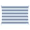 vidaXL Jedro za sunce Plava i bijela 5 &times; 3,5 m 100% poliester Oxford