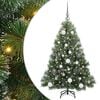 vidaXL Umjetno božićno drvce s stalakom Zelena 120 cm PE i PVC