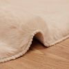 vidaXL Faux Rabbit Fur Rug Olite Sivo-smeđa 60 x 90 cm Poliester