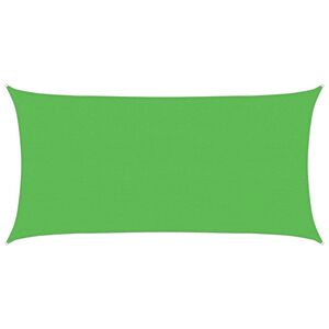 vidaXL Jedro za za&scaron;titu od sunca 160 g/m&sup2; svjetlozeleno 2 x 3,5 m HDPE
