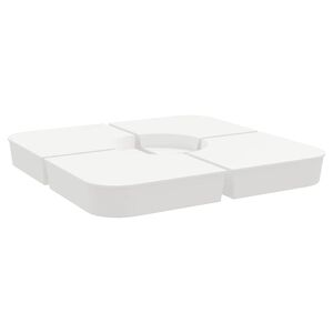vidaXL 4-dijelni set suncobrana za križni suncobran 100 kg PP