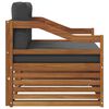 vidaXL Set vanjskih sofa Čvrsto drvo akacije Prirodna