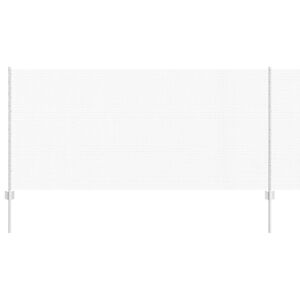 vidaXL Ograda s postovima Srebrna